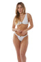 White gloss rib - Nikki
