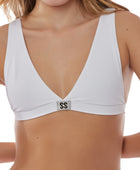 White gloss rib - Nikki