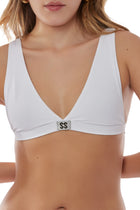 White gloss rib - Nikki
