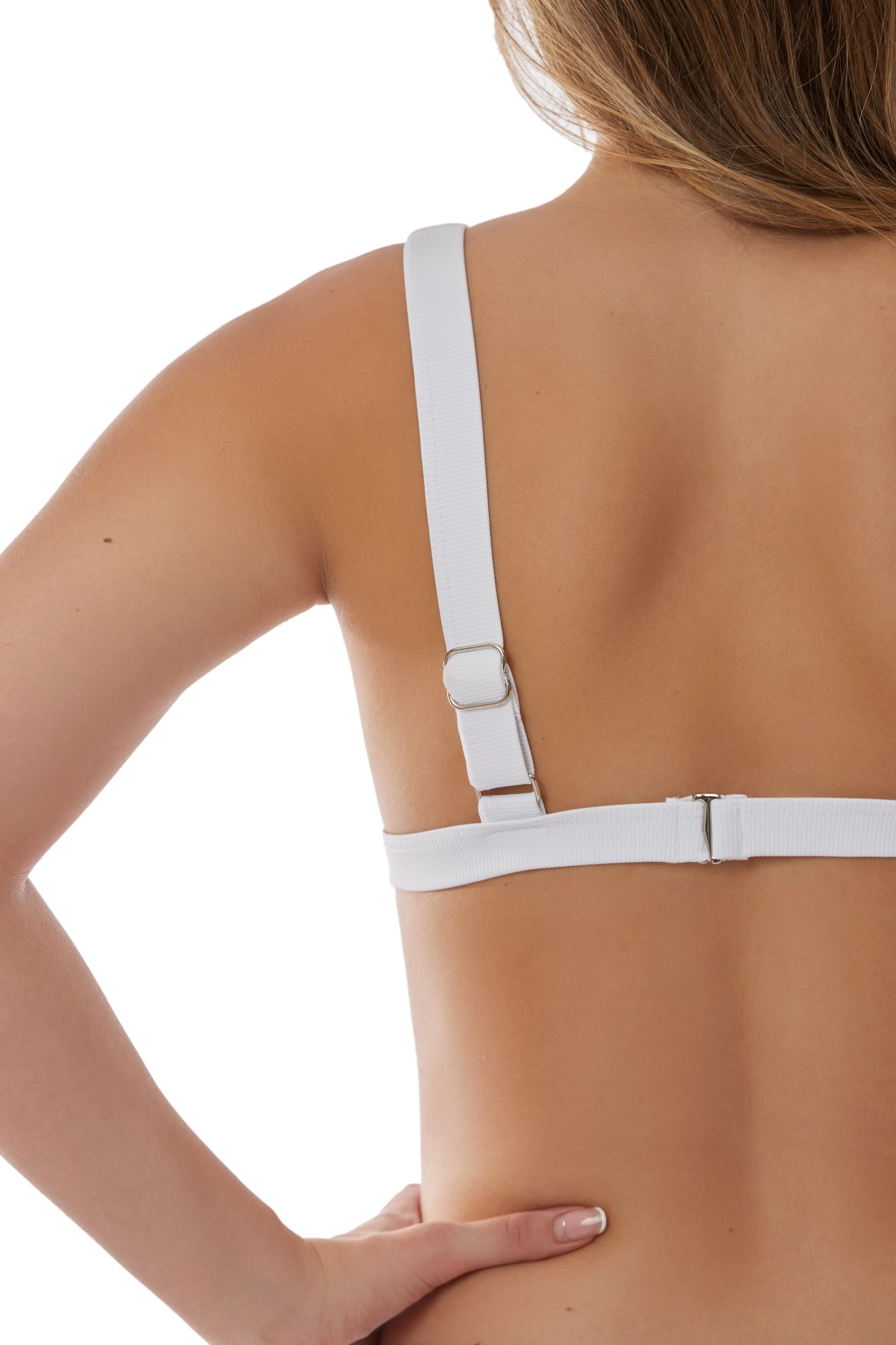 White gloss rib - Nikki